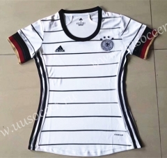 2020 European Cup Germany Home White Female Thailand Soccer Jersey