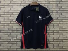 2020 European Cup France Black Thailand Soccer Jersey AAA