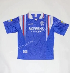 Retro Version CR Flamengo Blue Thailand Soccer Jersey AAA