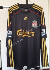 Retro Version Liverpool Black Thailand LS Soccer Jersey AAA