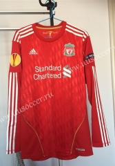 Retro Version Liverpool Home Red Thailand LS Soccer Jersey AAA