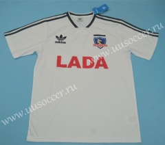 1991 Retro Version CD Colo-Colo White Thailand Soccer Jersey AAA