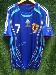 2006 Retro Version Japan Blue Thailand Soccer Jersey AAA (not including the name and number)