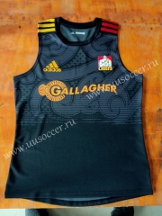 2020 Chiefs Black Thailand Vest Rugby jerseys