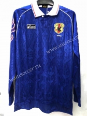 Retro Version Japan Home Blue LS Thailand Soccer Jersey AAA