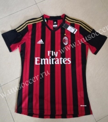 2013 Retro Version AC Milan Home Red & Black Thailand Soccer Jersey AAA