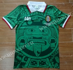 Retro Version 1998 Mexico Green Thailand Soccer Jersey AAA-912