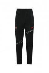 2020-2021 Portugal Black Thailand Soccer Lont Pants -LH