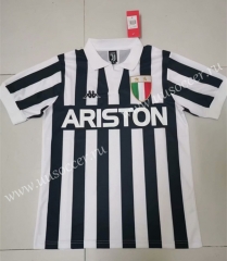 Retro Version Juventus White Thailand Soccer Jersey AAA