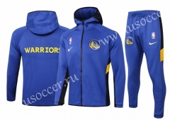2020-2021 Golden State Warriors Blue Thailand Soccer Jacket Uniform With Hat-815