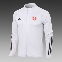 2020-2021 Brazil SC Internacional White Thailand Soccer Jacket -815