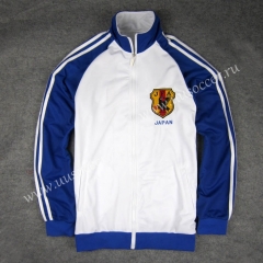 2020-2021 Japan White & Blue Thailand Soccer Jacket  Top