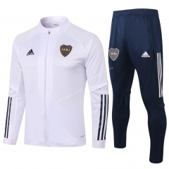 2020-2021 BOCA Juniors White Soccer Jacket Uniform-815