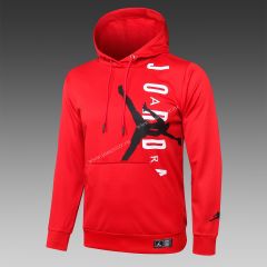 2020-2021 Jordan Paris SG Red Thailand Soccer Tracksuit With Hat-815