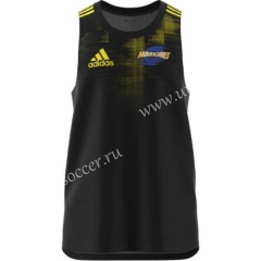 2020 Hurricane Black Rugby Shirt Vest
