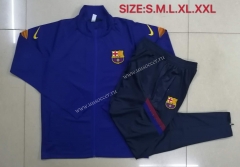 2020-2021 Barcelona Royal Blue Thailand Soccer Jacket Uniform-815