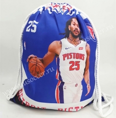 2020-2021 Detroit Pistons Blue Basketball Bag