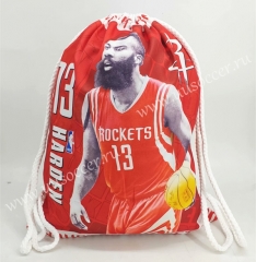 2020-2021 Houston Rockets Red Basketball Bag