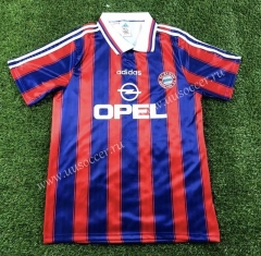 1995-1997 Retro Version Bayern München Home Blue & Red Thailand Soccer Jersey AAA-503