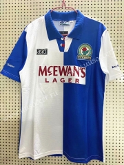 1994-1995 Retro Version Blackburn Rovers Blue & White Thailand Soccer Jersey AAA-811