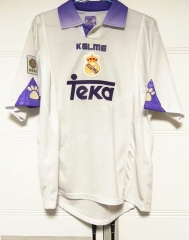 97-98 UEFA Champions League Version Real Madrid White Thailand Soccer Jersey AAA-503