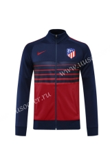 2020-2021 Atletico Madrid Red & Blue Thailand Soccer Jacket -815