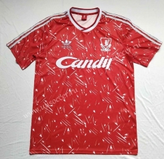1991 Retro Version Liverpool Home Red Thailand Soccer Jersey AAA-912
