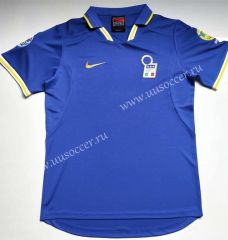 1996-1998 Retro Version  Italy Home Blue Thailand Soccer Jersey AAA-912