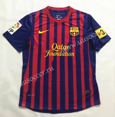 2011-2012 Retro Version Barcelona Home Red & Blue Thailand Soccer Jersey AAA-SL