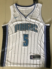 2020 City Version NBA Orlando Magic White #5 Jersey