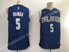 2020 City Version NBA Orlando Magic Blue #5 Jersey