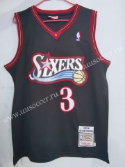 Mitchell&Ness NBA Philadelphia 76ers Black #3 Jersey