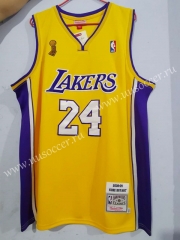 Mitchell&Ness NBA Lakers Yellow #24Jersey