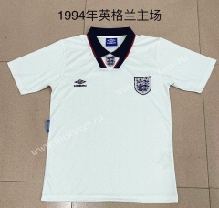 1994 Retro Version England Home White Thailand Soccer Jersey AAA-709