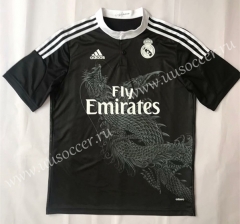 2014-2015 Retro Version Real Madrid Black Thailand Soccer Jersey AAA-SL
