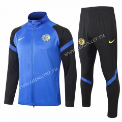 2020-2021 Inter Milan Blue Thailand Soccer Jacket Uniform-815