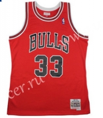 Mitchell&Ness NBA Chicago Bull Red #33 Jersey