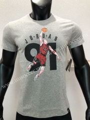 NBA Chicago Bull White #23 Cotton T-shirt