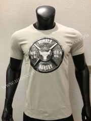 NBA Chicago Bull White Cotton T-shirt