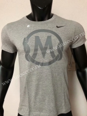 Gray Cotton T-shirt