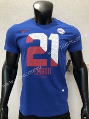 NBA Blue #21 Cotton T-shirt
