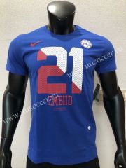 NBA Blue #21 Cotton T-shirt