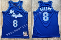 Retro Version NBA Los Angeles Lakers Blue #8 Jersey