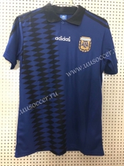 1994 Retro Version Argentina Royal Blue Thailand Soccer Jersey AAA