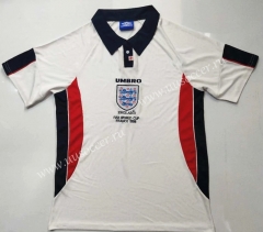 1998 Retro Version England Home White Thailand Soccer Jersey AAA-912
