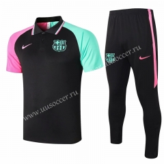 2020-2021 Barcelona Black Thailand Polo Uniform-815