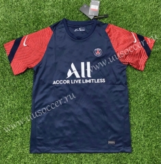 202-2021 Paris SG Royal Blue Thailand Training Soccer Jersey-407