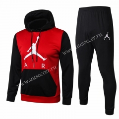 2020-2021 Jordan Paris SG Red Thailand Soccer Tracksuit Uniform With Hat-815