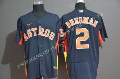 2020 Season MBL Astros Royal Blue #2 Jersey