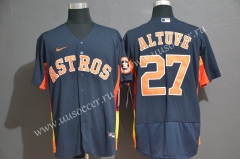 2020 Season MBL Astros Royal Blue #27  Jersey
